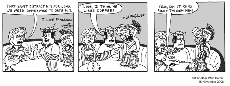 A comic. It's not that funny, you're not missing much.